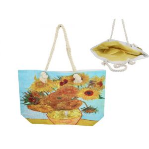 Torba z uszami ze sznurka Carmani V. van Gogh, Słoneczniki